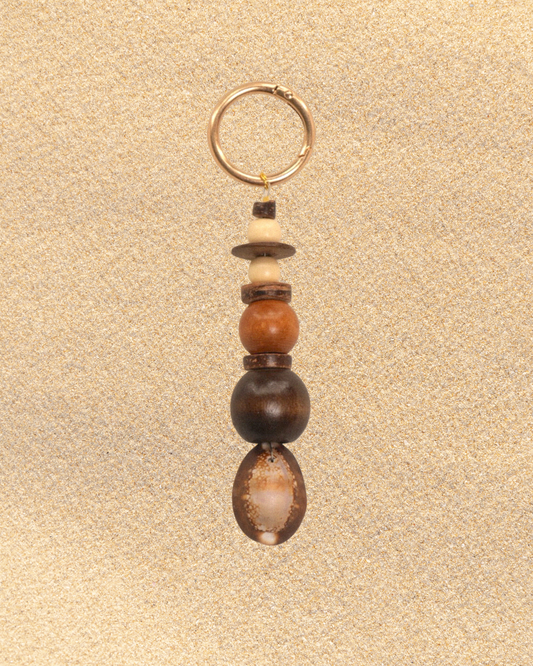 Beaded Cowry Charms