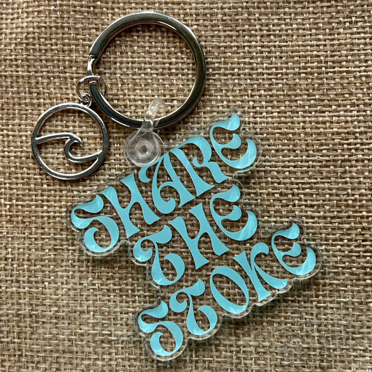 SHARE THE STOKE KEYCHAINS